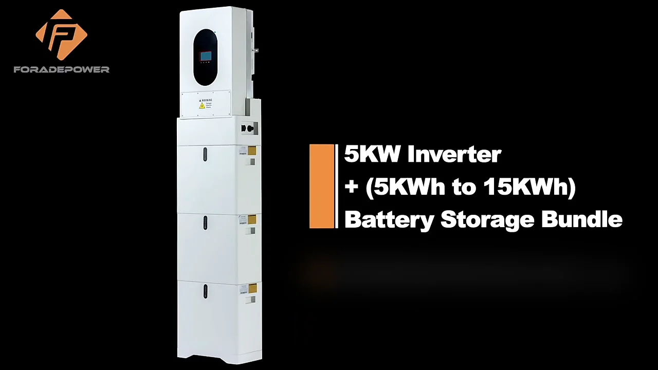 51.2v 100ah To 300ah All In One Stackable Lifepo4 5kwh To 15kwh Solar