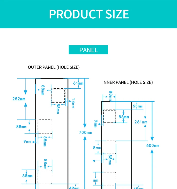 CUMU Automatic Door Nursery Room Contact Free Panel Switch Special Toilet Hand Induction Switch for Nursery Room