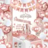 Décor de fête d'anniversaire 253 pièces