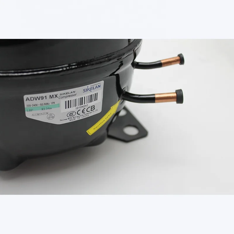 SIKELAN R600a AC QD75YG Fridge Freezer Refrigerator Hermetic Reciprocating Compressor