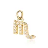 Golden scorpio-single pendant