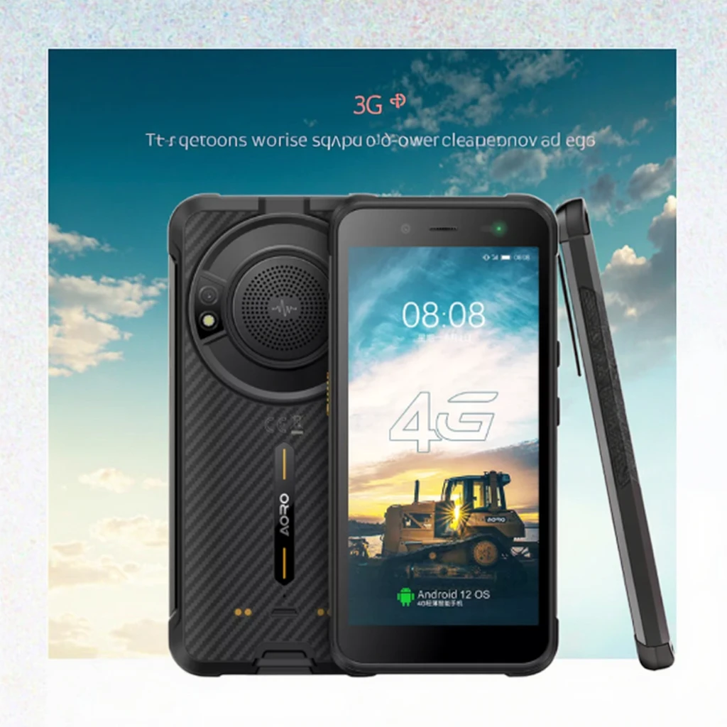 AORO A19 64GB Android 12 Smartphone - Octa Core & Quick Charge