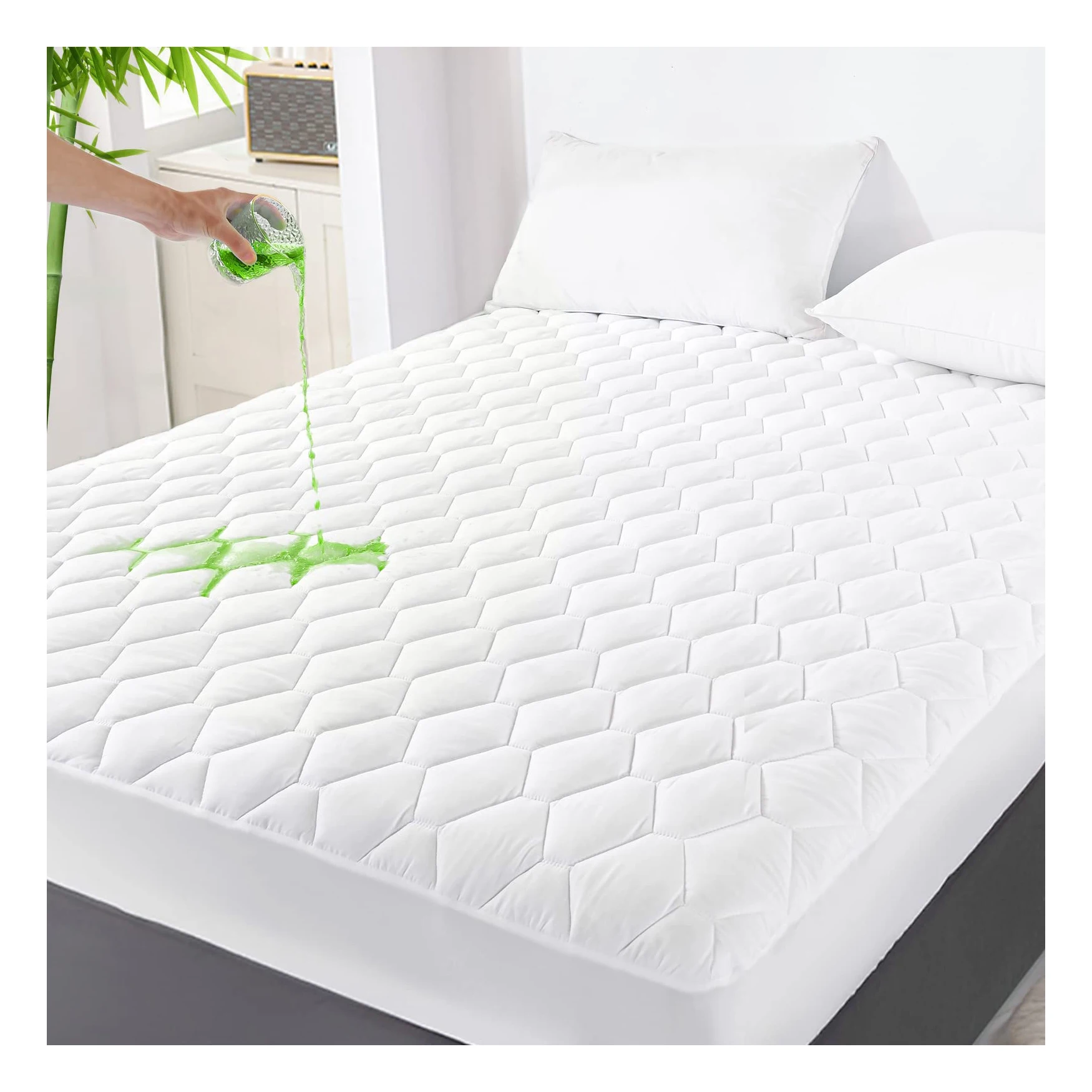 OEM Hypoallergenic Fitted Waterproof Bed Cover