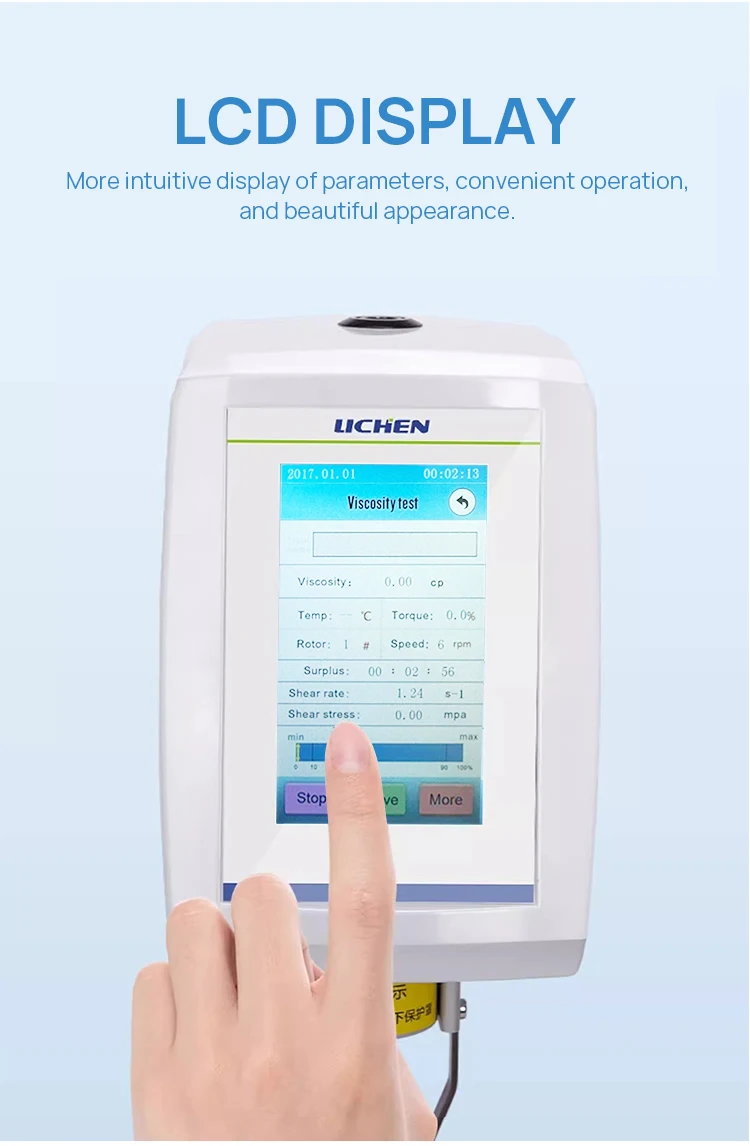 Labscreen Testing LACHOI Touch Screen Viscometer - Precision Lab Testing