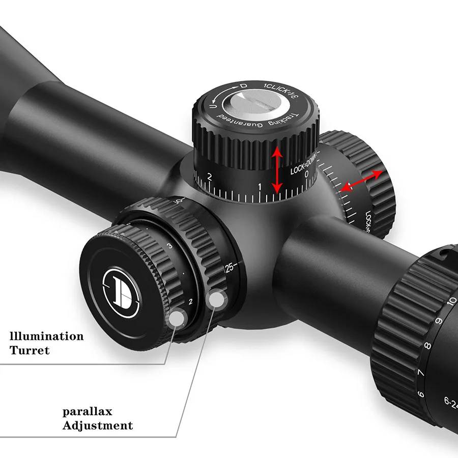 Discoveryopt LHD 6-24X50SFIR FFP-L - Lightweight & Shockproof Scope