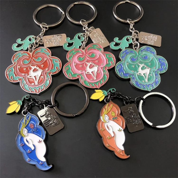 2024 New Free Mold Custom Gold Monstera Leaf Keychain supplier
