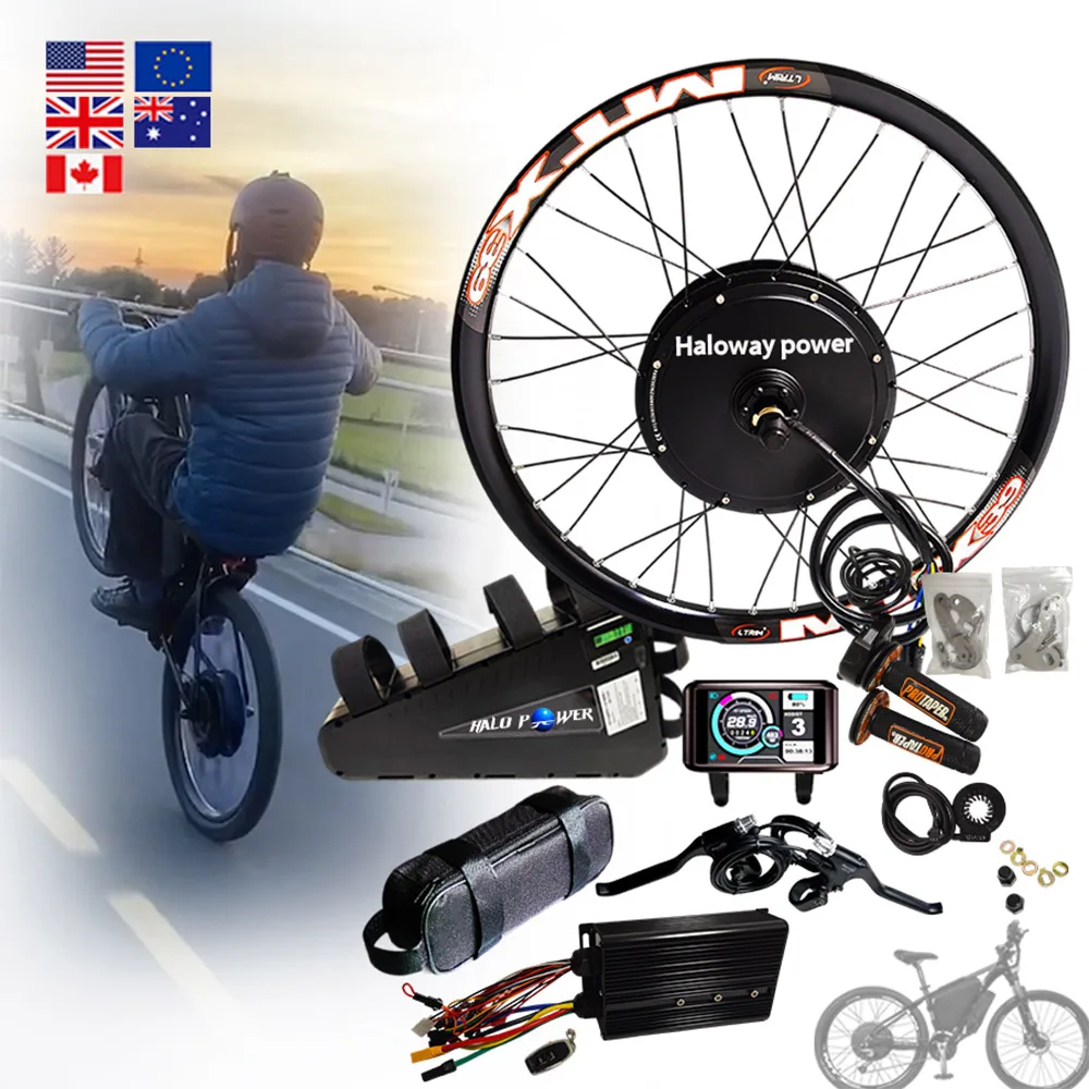 72v 3000w Electric Bicycle Conversion Kit Brushless Motor