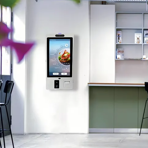 32" 10 Point Touch Screen Water-proof Self Service Ordering and Payment Kiosk for Hotel Restaurant