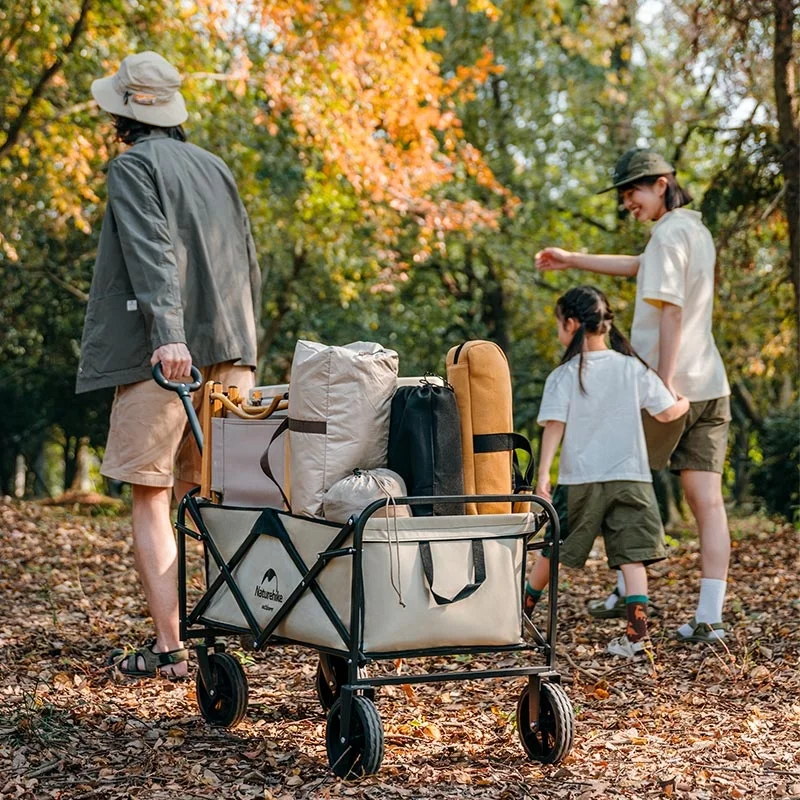 Naturehike Outdoor Garten Park Mehrzweck-Kinderwagen Tragbarer  Strand-Trolley Faltbarer Camping-Kinderwagen Klappbarer Bollerwagen