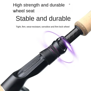 Qing Xiu Lei Qiang Lu Ya Carbon Fishing Rod Fuji a Ring Super Hard XXH Action 2.19-2.28m River Use Remote Throat Cross Border – Hard Lure – view 4
