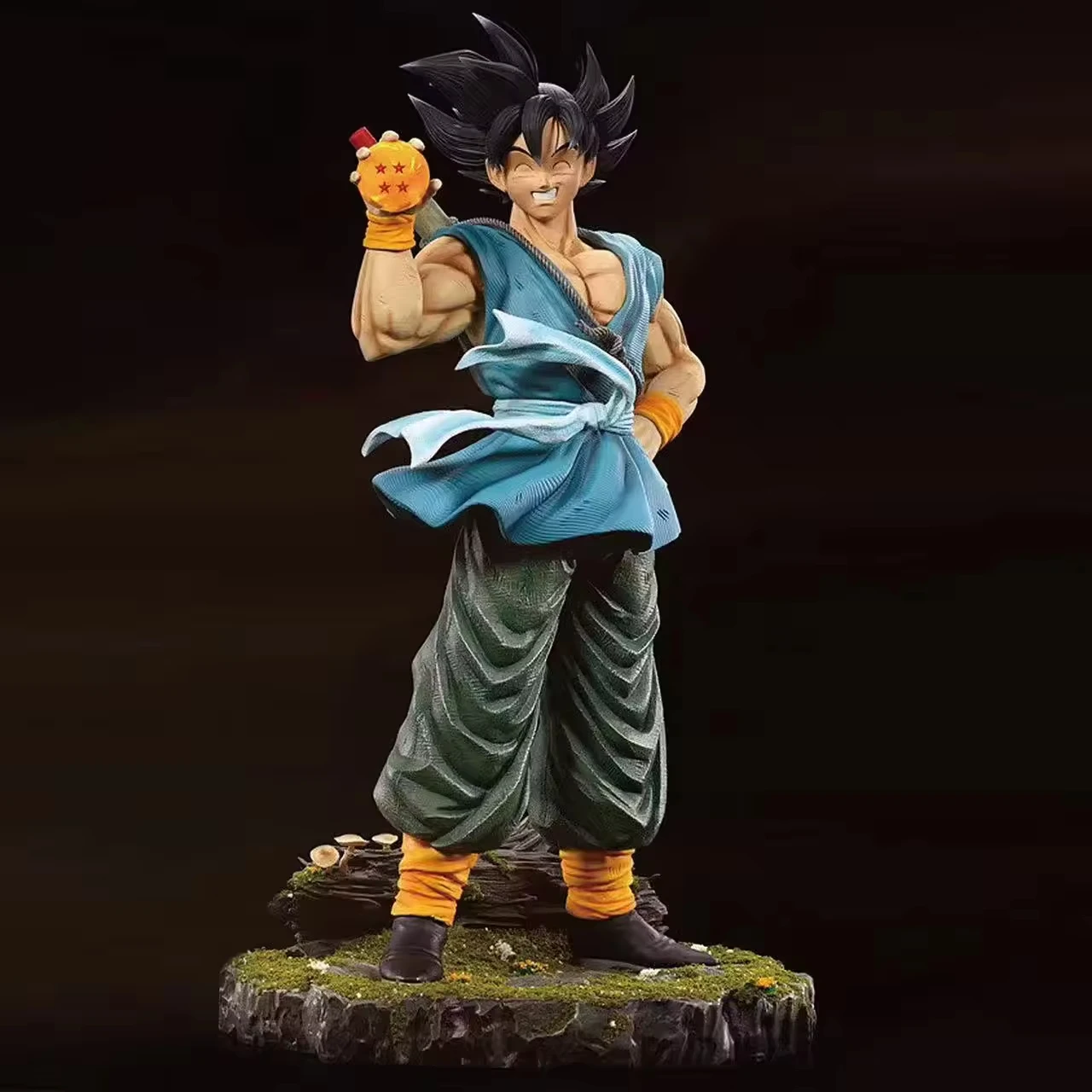 2024 New Customized Smile Goku GK Action Figure Japanese DBZ Anime Resin Dragon Balls Goku Statue for Collection Gift Toys