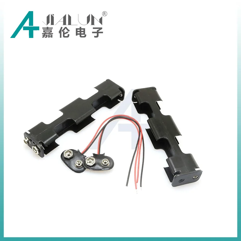 Jialun 4xaa Battery Case With 9v Battery Clip 6v Plastic Battery Holder