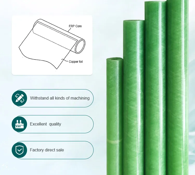 Custommade G10 Frp Epoxy Fiberglass Winding Tube Durable Supporting
