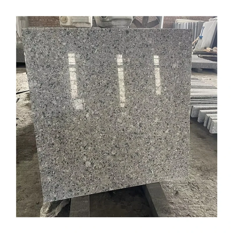 Xitoyda ishlab chiqarilgan sesam oq granit gilamlari, 40x40, kulrang grabit paneli, tashqi devorlar uchun qoplam