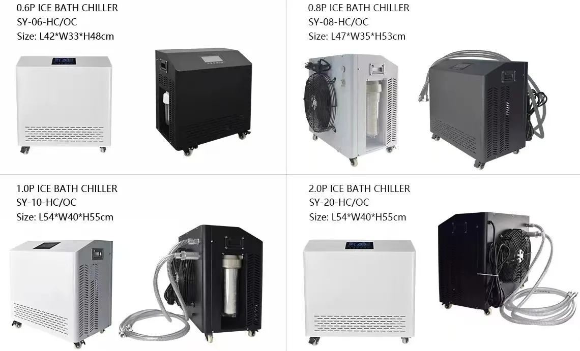 Water Chiller For Ice Bath Tub Cold Plunge Cooler Equipment For Sport