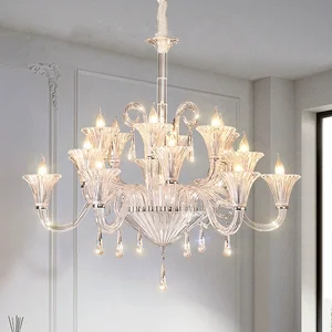 European Style French Glass Crystal Chandelier Living Room Chandeliers for Wedding Decor