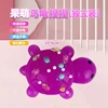 Turtle pinch purple 10*6cm with accessories-pvc bag