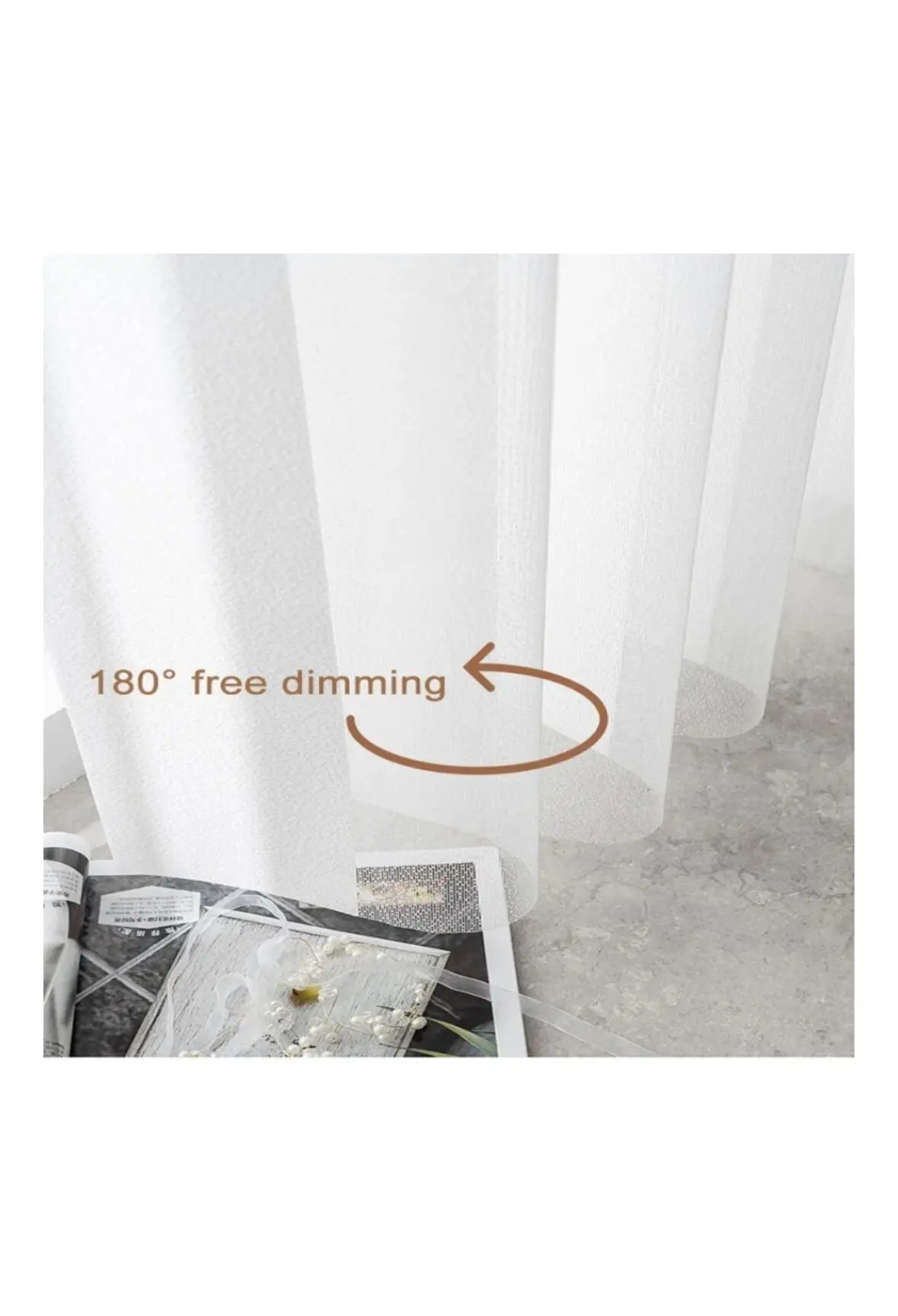 Factory Wholesale Manual Vertical Sheer Polyester  Weaving 85-90% Curtain Blackout Vertical Dream Curtain Blind for Patio Living