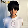 Parrucca Pixie Cut, realizzata a macchina, a soli 5,9 $