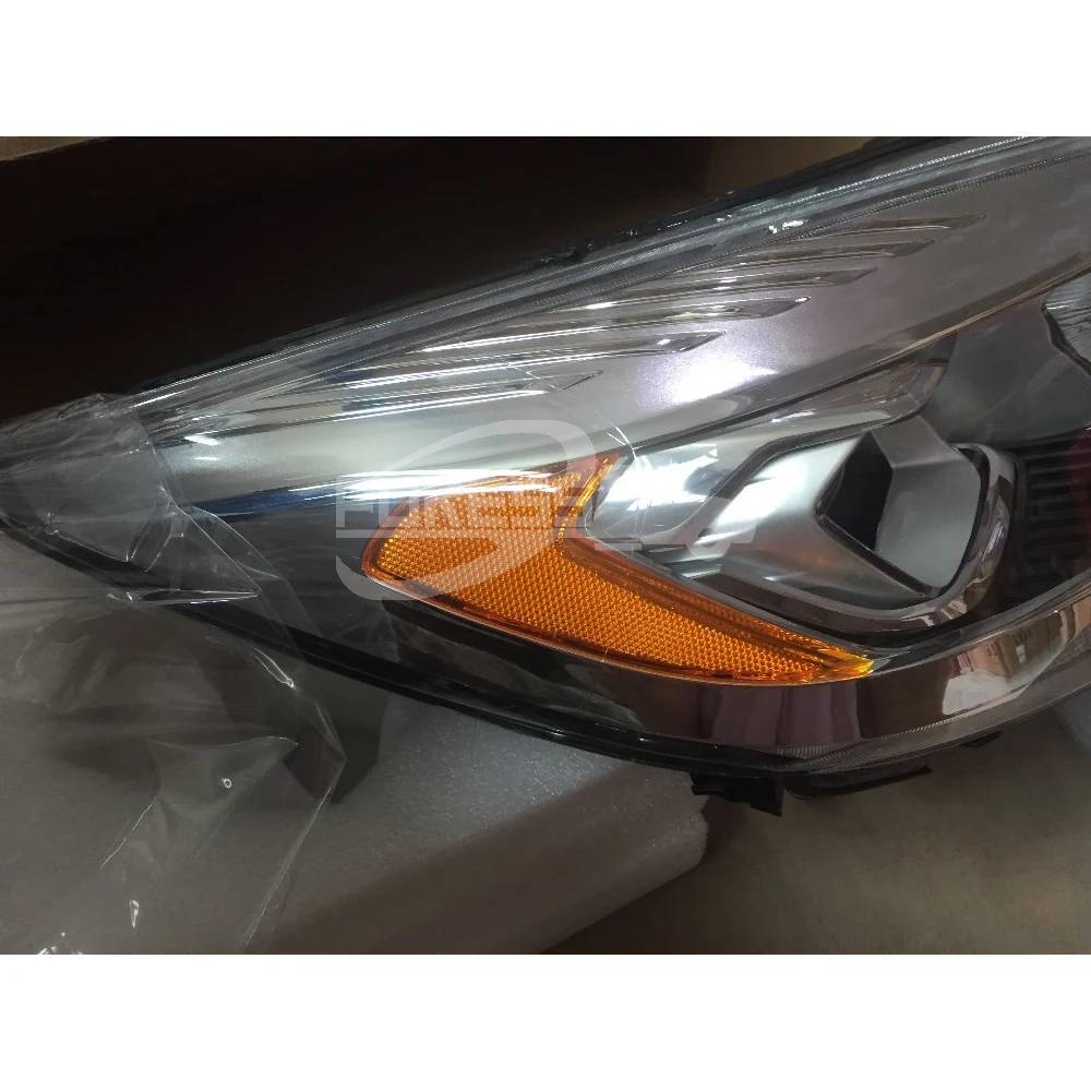 For Ford Kuga 2017 Headlight GV4113W030EE GV4113W030ED Left Black Head... — 6