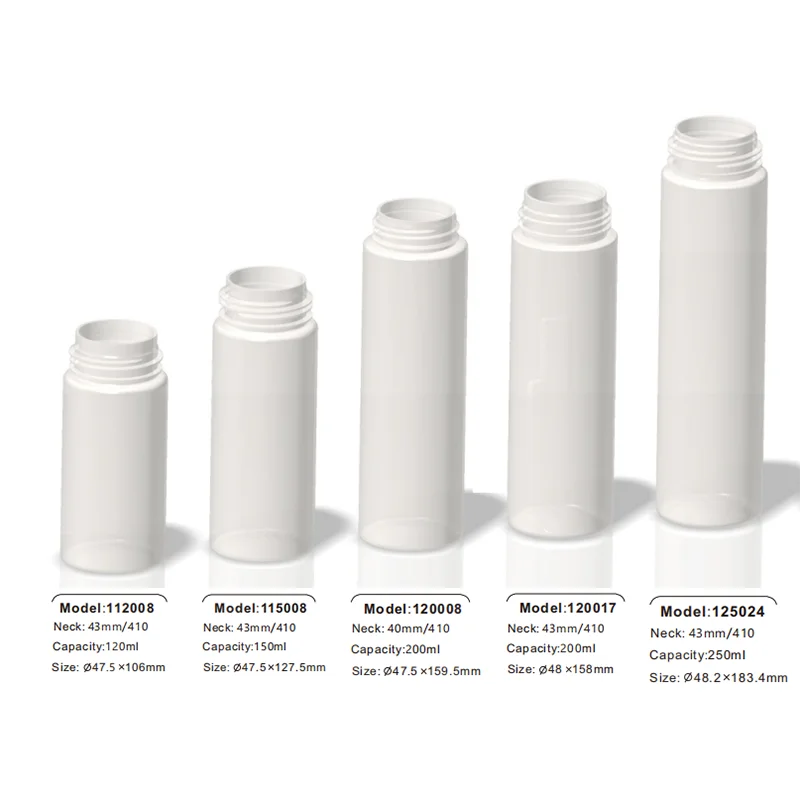 30ml 50ml 100ml 150ml 200ml 250ml PET Cosmetic Liquid Soap Dispenser With Foam Pump Bottle