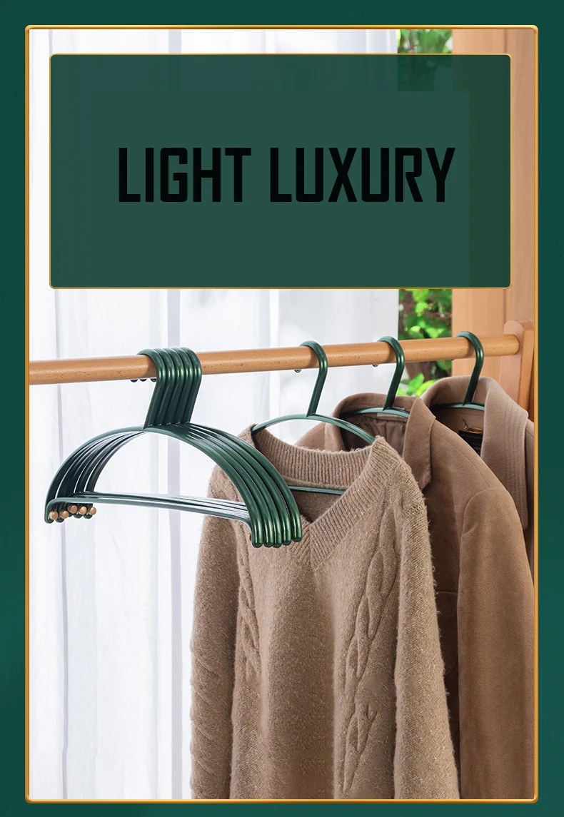 SOLELY Factory's Hot sale Light Luxury Arc Clothes Hanger Wardrobe Balcony Bathroom Living room