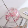Ballon de plage gonflé à paillettes brun rougeâtre de 30 cm