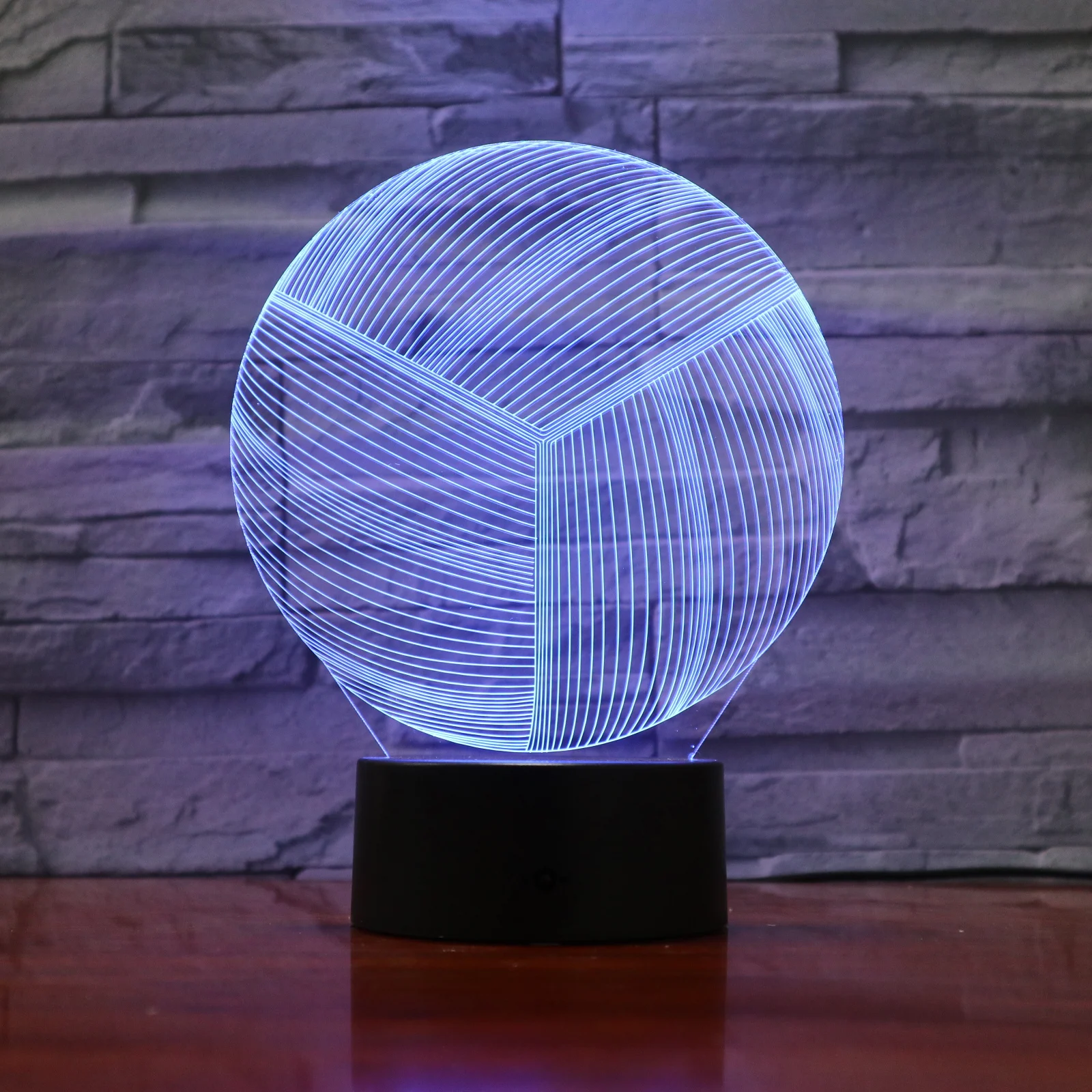 JS Sports Hockey Team Table Lamp - Metal Desk Lamp With Licensed Team Plate