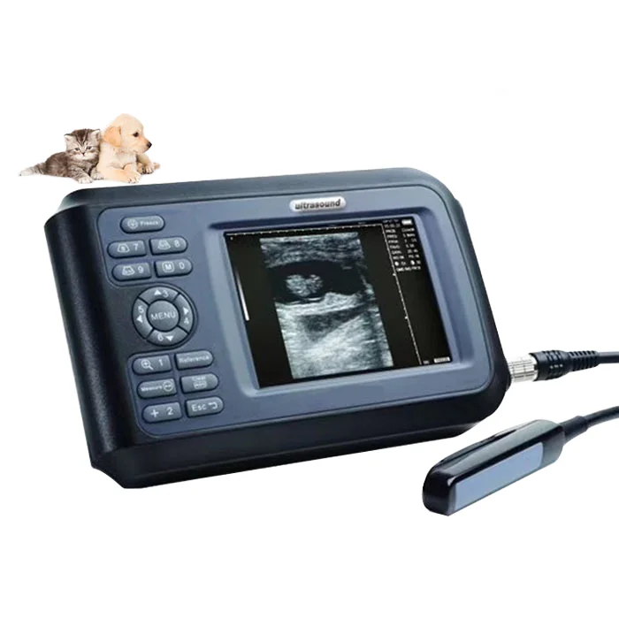 High Resolution Quality Veterinary Use B/W Mini Palmtop Ultrasound Scanner Rectal Probe