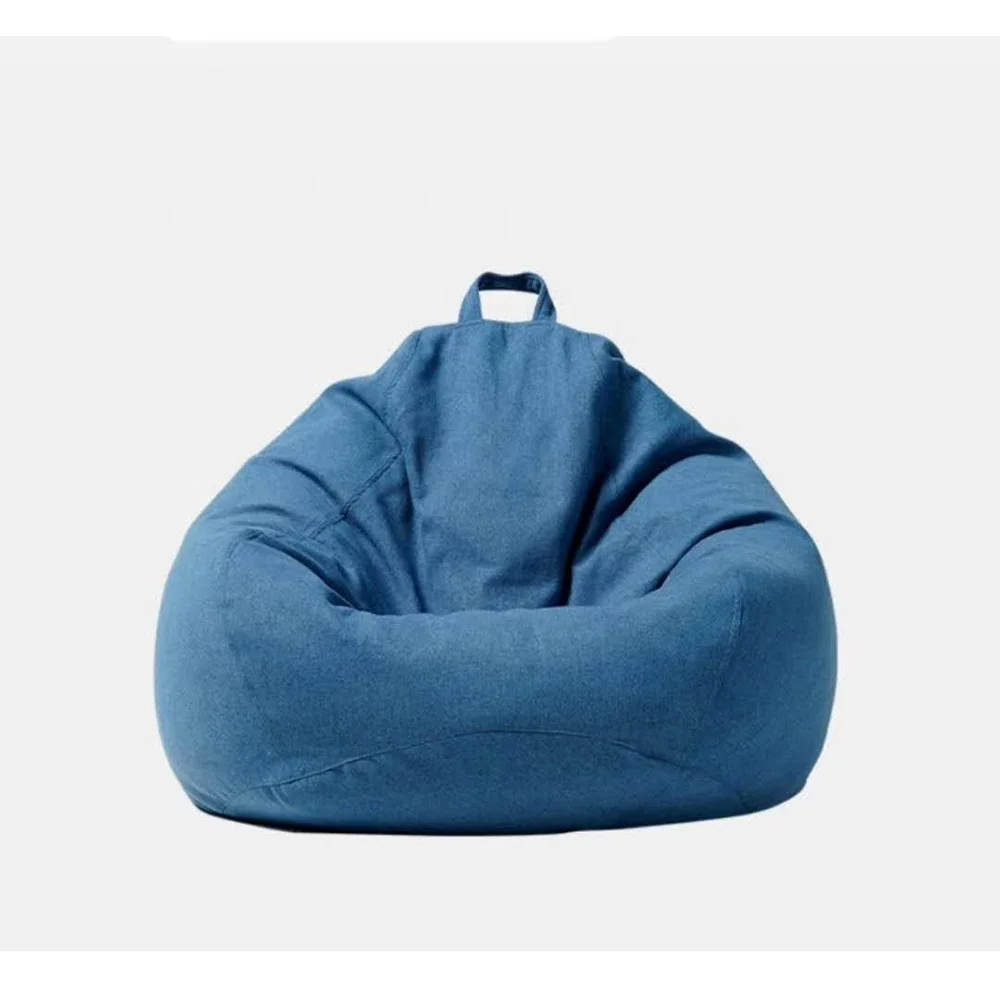 热销风格室内户外防水面料花园家具布艺升级epp颗粒豆袋椅懒人沙发