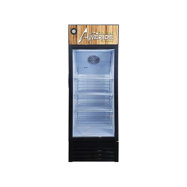 Meisda 190L SC190B Transparent Glass Door Refrigerator Commercial Display Soft Cold Drink Fridge for Sale