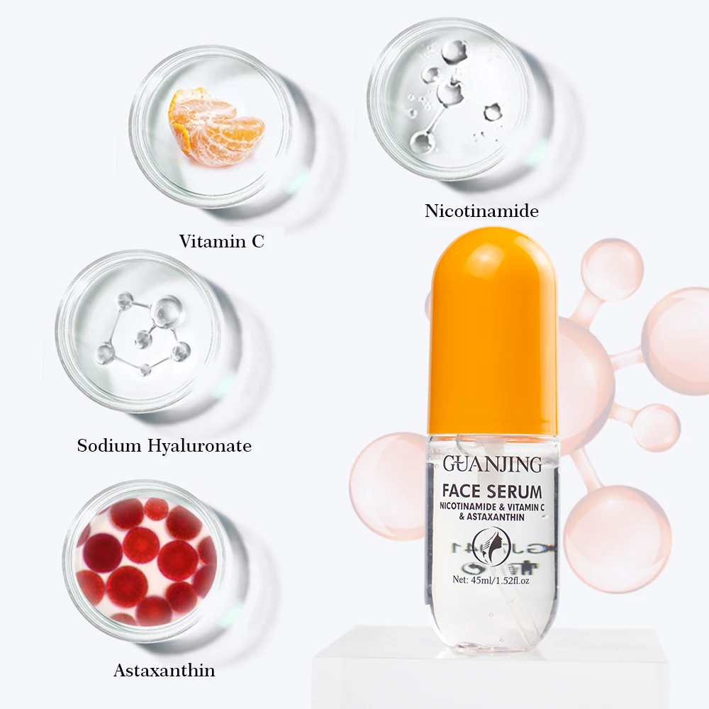 OEM天然皮肤血清有机烟酰胺VC美白修复面部护肤血清| Alibaba.com