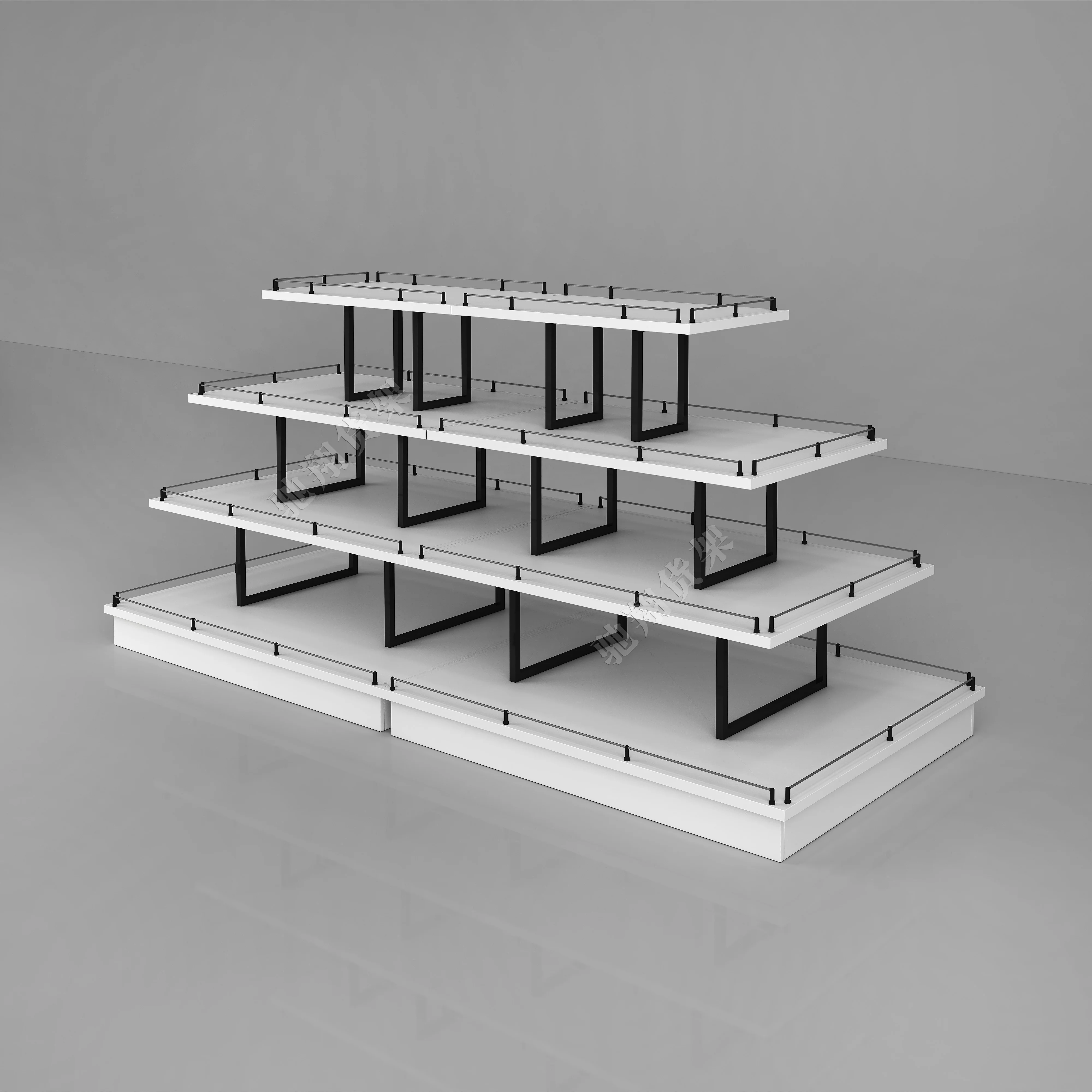 General Store Items Retail Display Racks MINISO Commercial Display Shelf and Multipurpose Store Table