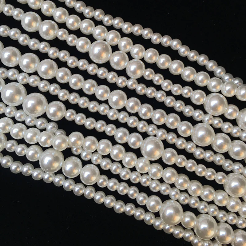 Из пластика ABS имитация жемчуга невидимки для волос цепь кисточкой заколка аксессуары жемчужные ободки