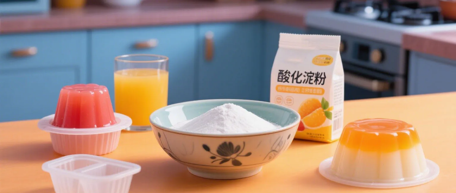 product acid treated starch food grade industrial grade thickener for food  paper textile industries-1