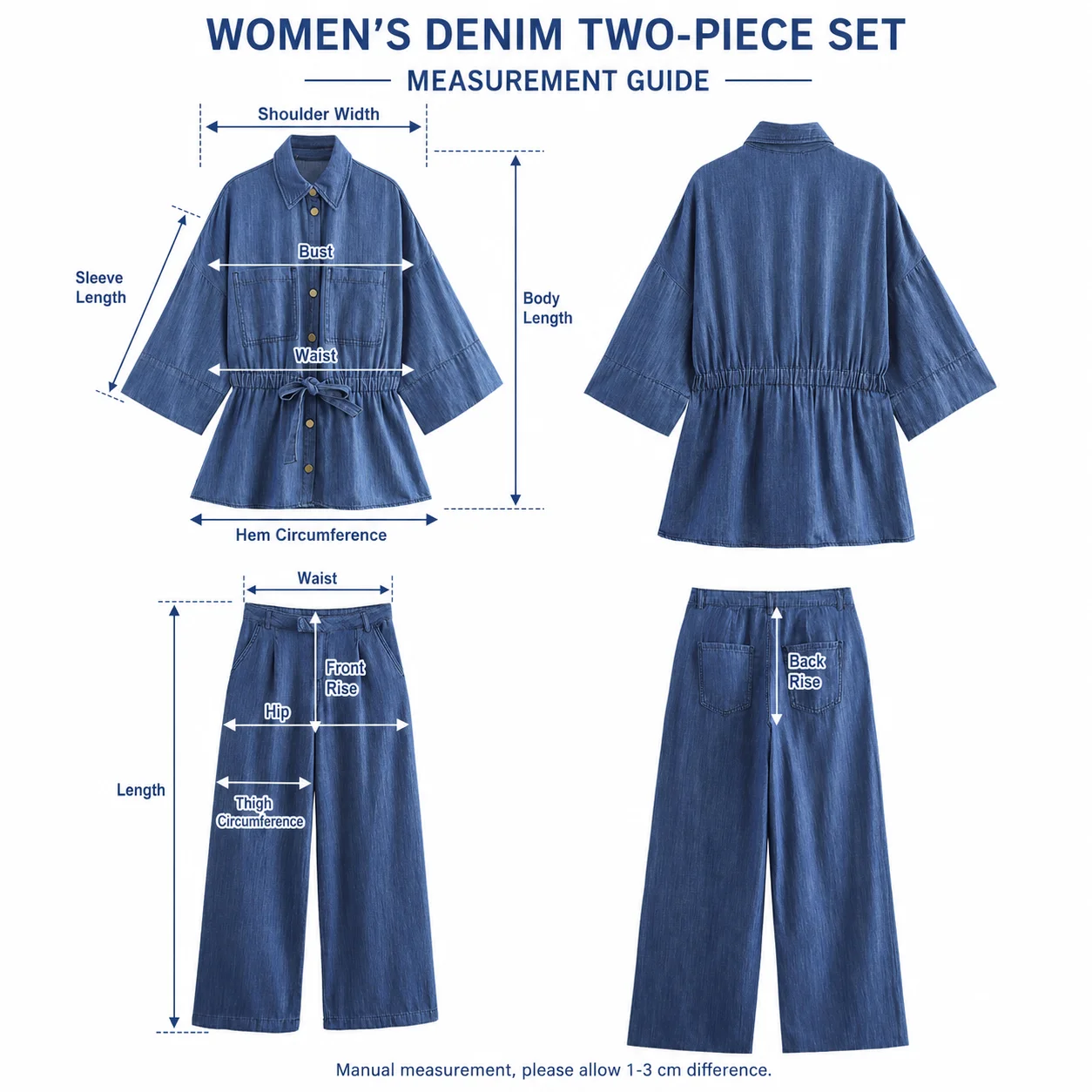 Size measurements