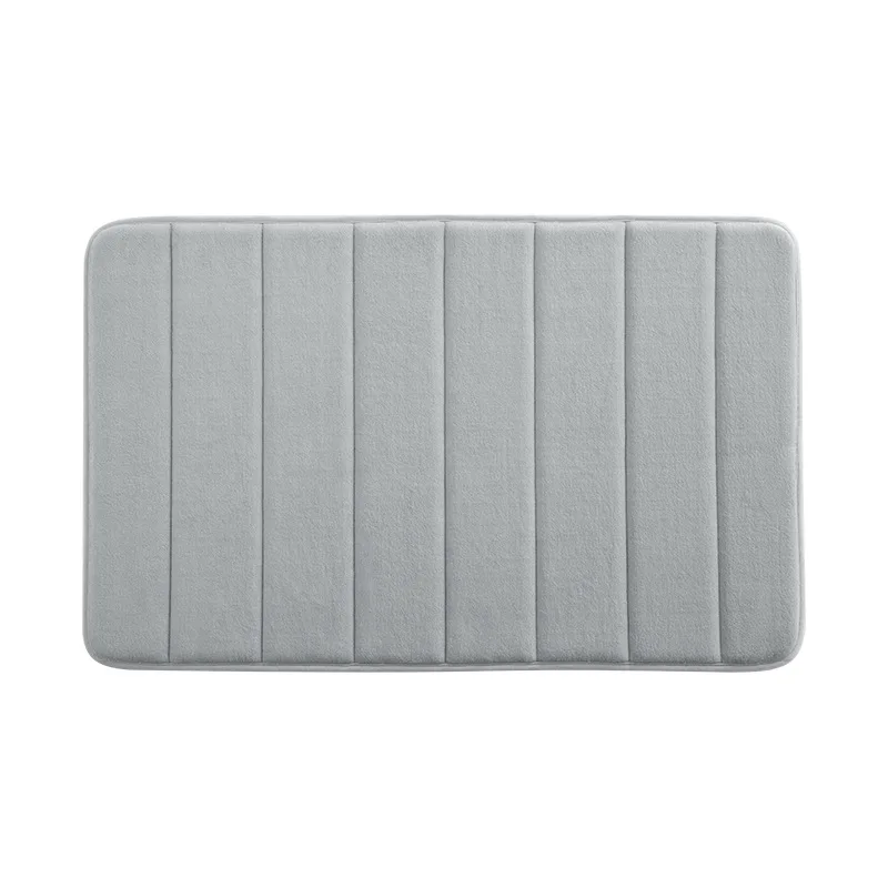 Coral Velvet Environmental Protection Non Slip PVC bottom Bathroom Mat 35D memory foam bath Mat