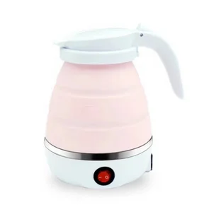 Portable Travel Kettle  Silicone Electric Kettle Auto-Boiling and Power-Off Feature Home or Travel Foldable for Busy Lifestyle