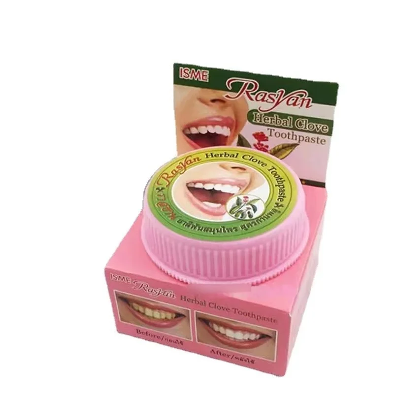 Toothpowder Toothpaste Teeth Remove Smoke Tea Black and Yellow Stains Fres h Breath 25g Thailand Toothpowder