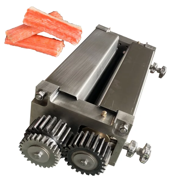 New Product Accurate Surimi Sheet Slitter With Copper Comb for Crab Stick of Seafood Processing Machine