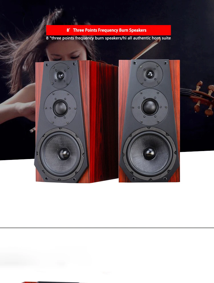 Vofull Big Power Desktop Speaker Surround Sound System Bookshelf Speaker Indoor Tower Bookshelf