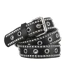 Single punch + small square (3.5cm wide) -Black