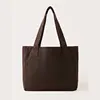 Bolso tote marrón chocolate