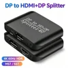 DP to HDMI DP splitter--Black--W60