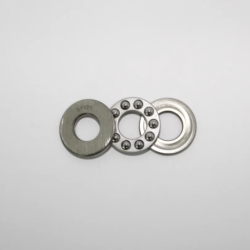51100・51101・511シリーズ 単列押し出し軸受（スラストボールベアリング）、クロム鋼製、軸方向荷重用