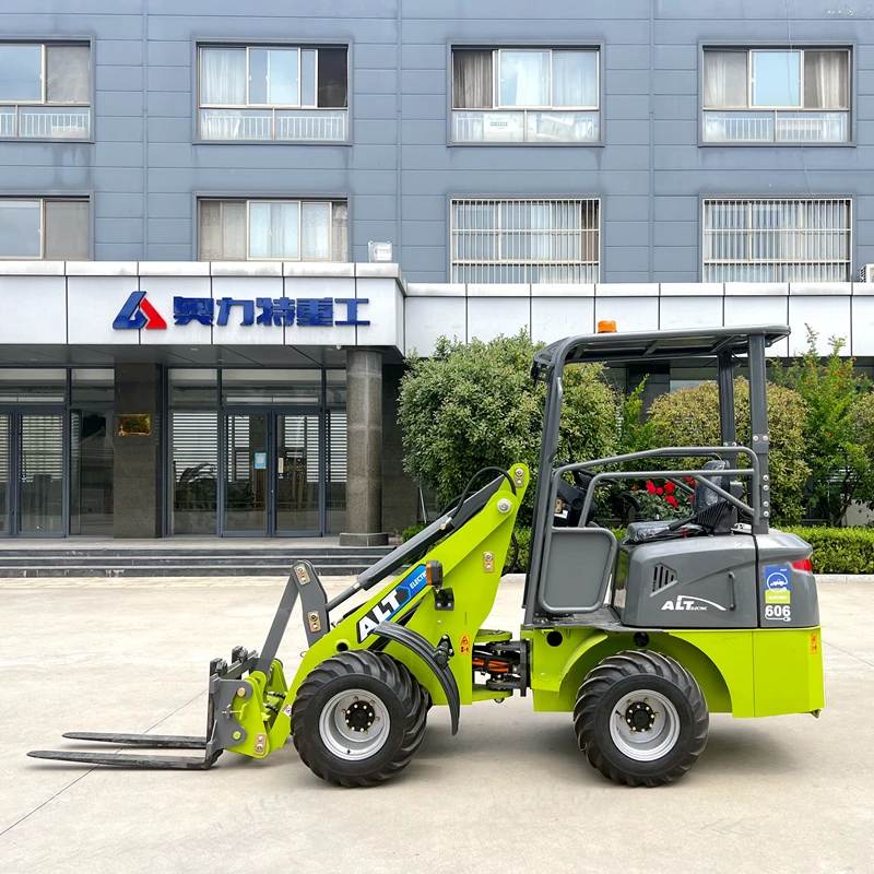 AOLITE E606 Battery Operated Mini Loader Electric 500kg Mini Front Loader Electric Loader