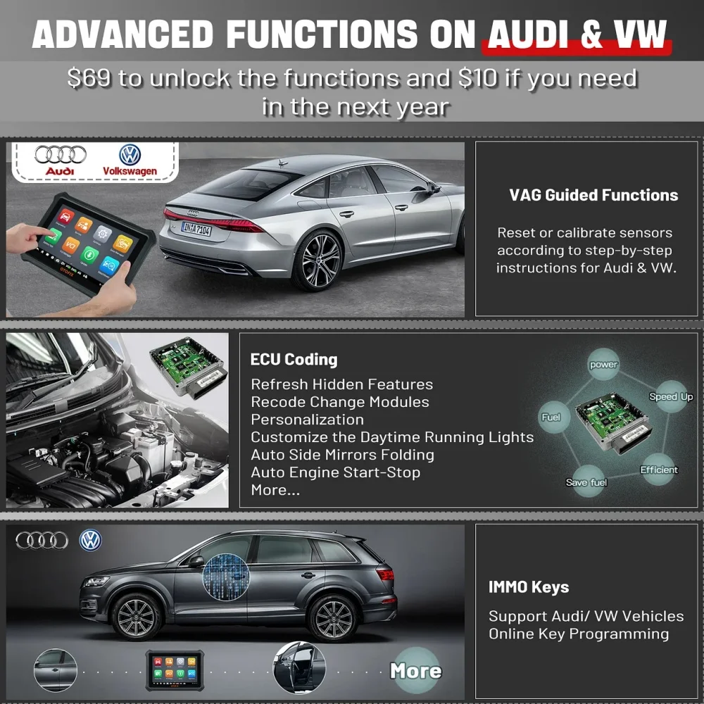 OTOFIX D1 MAX Herramienta de Diagnóstico Profesional 36 + Funciones de Servicio Leer/Borrar Códigos Ver Datos en Vivo Prueba Activa OTOFIX D1 Max