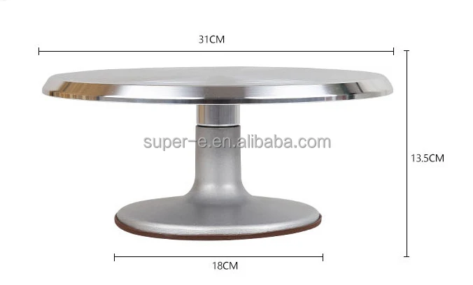 Hot Sale 12 Inch Revolving Cake Turntable Aluminum Alloy Cake Dessert ...