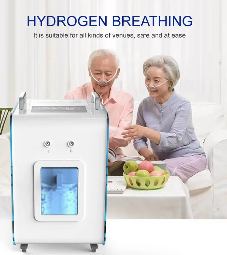 Portable Hydrogen Inhalation Machine with 900ml Hydrogen Gas 600ml Hydrogen Output and 300ml Oxygen Output for Household Use