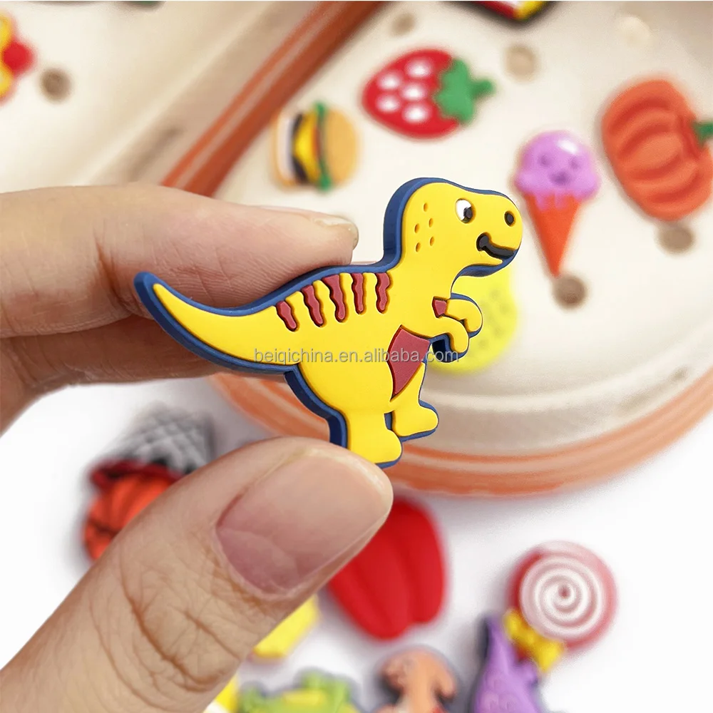 Custom 3D Die-Cut Rubber Clog Charms